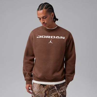 Jordan Brooklyn Men's Fleece Crew-Neck Sweatshirt. Nike.com